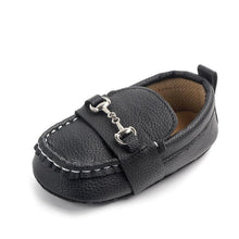 Load image into Gallery viewer, Leather Baby Shoes Fashion Infant Boys Girls Anti-slip Soft Sole Newborn First Walkers Luxury Shoes Design For Kids