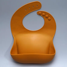 Load image into Gallery viewer, Newborns Solid Silicone Baby Feeding Bibs Burp Cloths Fashionable Breastplate Baby Stuff For Kids