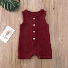 Load image into Gallery viewer, Baby Romper Sleeveless Newborn Baby Girl Boy Clothes Cactus Print Romper Jumpsuit Soft Baby Outfit One Piece Jumpsuit Pajamas