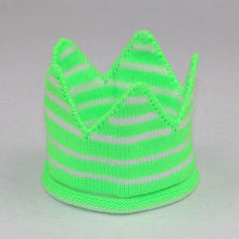 Load image into Gallery viewer, Modern Luxury New Trend Baby Hat Girls and Boys Crown Knitted Cap Toddler Empty Top Hats Newborn Design Woolen Yarn Bonnet For Kids
