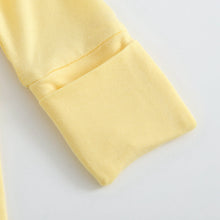 Load image into Gallery viewer, Happy Yellow Zippered Baby Romper