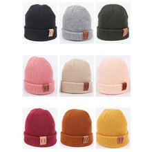 Load image into Gallery viewer, Trend NEW WInter Baby Hat for Warm Baby Winter Hat for Kids Beanie Knit Children Hats for Baby Newborn Hat