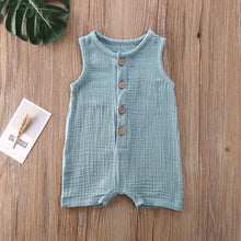 Load image into Gallery viewer, Baby Romper Sleeveless Newborn Baby Girl Boy Clothes Cactus Print Romper Jumpsuit Soft Baby Outfit One Piece Jumpsuit Pajamas