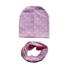 Load image into Gallery viewer, Modern Baby Boys & Girls Hat Scarf Set Beanie Boys Caps with Scarf for Kids In elegant Modern Design
