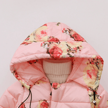 Load image into Gallery viewer, Modern Designer New Winter Baby Outerwear Hooded Printed Cotton Padded Jacket and Coats For Babies and Girls Kids