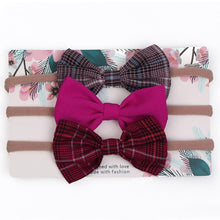 Load image into Gallery viewer, Baby Girls Headband Infant Elastic Headwear Kids Hair Accessories Bow Set For Baby Girls