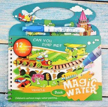 Load image into Gallery viewer, Montessori Coloring Book Doodle & Reusable Magic Pen Painting Drawing Board For Kids Baby Educational Birthday Toy
