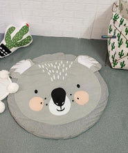 Load image into Gallery viewer, Creative Elephant Design Baby Play Mat Round Carpet Cotton Animal Play Mat Newborn Infant Crawling Carpet For Baby Kids