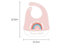 Load image into Gallery viewer, Modern Baby Bibs Waterproof Silicone Feeding Baby Saliva Towel Newborn Cartoon Aprons Baby Bibs Adjustable Burp for Baby Kids