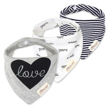 Load image into Gallery viewer, Moder 3PCS Baby Bibs Bandanna Lot Cotton Multi-style Triangle Cartoon For Infant Boys And Girls