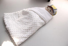 Load image into Gallery viewer, Baby Newborn Thermal Soft Fleece Swaddling Blanket, Solid Bedding Set Cotton Quilt for Infants Baby Kids