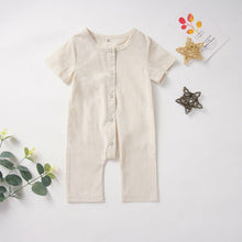 Load image into Gallery viewer, Newborn Infant Baby Boy Girls Unisex Button Romper Jumpsuit Playsuit Sunsuit Clothes For Girls And Boys