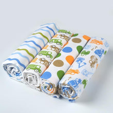 Load image into Gallery viewer, Baby Blanket Set 100% Cotton Flannel Baby Swaddles Soft Newborns Blankets Baby Blankets Baby Swaddle Wrap