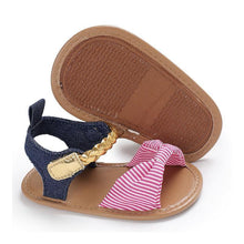 Load image into Gallery viewer, Baby Summer Newborn 0-18M Infant Baby Girls Boys Shoes Solid Non-slip Party Bow PU Leather Breathable Toddler Shoes
