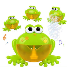 Load image into Gallery viewer, Baby Bath Toys Bubble Machine Crabs Frog Music Kids Bath Toy Bathtub Soap Automatic Bubble Maker