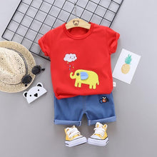 Load image into Gallery viewer, Fashion Infant Clothing Set for Boys and Girls Cute Summer Casual Clothes Set Top+Shorts Kids Clothes Summer Edition T shirt and Pants Set