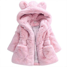 Load image into Gallery viewer, Winter Baby Girls Clothes Coat Fleece Show Jacket Warm Snowsuit 1-7Y Baby Hooded Jacket Children's Outerwear In Modern Elegant Design