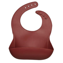 Load image into Gallery viewer, Newborns Solid Silicone Baby Feeding Bibs Burp Cloths Fashionable Breastplate Baby Stuff For Kids
