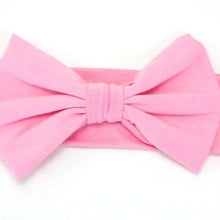 Load image into Gallery viewer, Headband Knitted Cotton Children Girls Elastic Bow Hair Bands Turban for girl Headbands