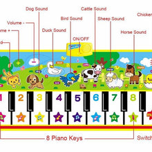 Load image into Gallery viewer, Musical Mat With Animal Voice Baby Piano Playing Carpet Music Game Instrument Toys Early Educational Toys For Kids