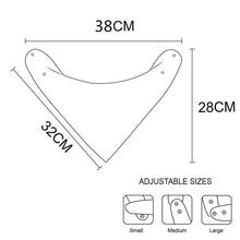 Load image into Gallery viewer, 8PCS/SET Pack Baby Bandana Organic Absorbent Soft Cotton Drool Bibsfor Teething And Feeding Bib For Baby and Kids Feeding