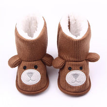 Load image into Gallery viewer, Baby Girls Boys Winter Boots Soft Infant Toddler Newborn Cute Cartoon Shoes Lightweight Snowproof Shoe