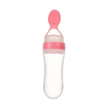 Load image into Gallery viewer, New Modern Baby Bottle Spoon Feeder Dropper Silicone Spoons for Feeding Medicine Kids Toddler Cutlery Utensils Children Accessories Newborn Bottle Spoon Ideal For Travel