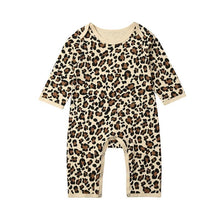 Load image into Gallery viewer, Newborn Baby Girl/ Sleeveless/ Long Sleeve Leopard Romper Jumpsuit Outfit For Babies In elegant Modern Deisgn