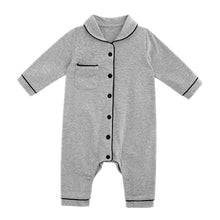 Load image into Gallery viewer, Newborn Baby Girl Boy Rompers Cotton Autumn Spring Infant Toddler Jumpsuit With Collar Pocket In Modern Style