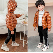 Load image into Gallery viewer, Modern Winter Baby Girls Jackets For Kids Warm Hooded Outerwear Baby Boy Jacket / Coat For Boy and Girls