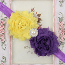 Load image into Gallery viewer, Handmade Flower Newborn Headwear Head Wrap Band Hairband Gift Toddlers For Baby Girls
