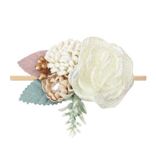 Load image into Gallery viewer, Handmade Luxury Pearl Baby Headbands Bundle Nylon Elastic Newborn Hair Accessories for Girls Kids