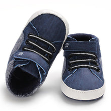 Load image into Gallery viewer, 0-18M Newborn Baby Soft Sole Shoes Boys Kids Lace-Up Ankle Boots Sneakers Perfect Baby Gift