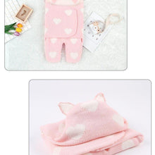 Load image into Gallery viewer, Baby Sleeping Bags Envelope Winter Warm Knitted Sleep sacks for Newborn Infant Stroller Bed Swaddle.