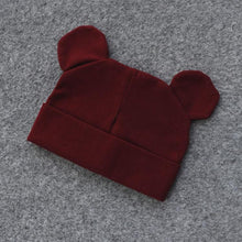Load image into Gallery viewer, Baby Cap With Ears Cotton Warm Newborn Accessories Baby Hat For Kids Infant Toddler Beanie Cap