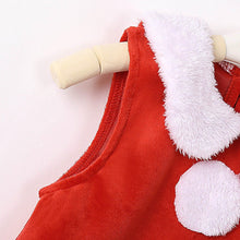 Load image into Gallery viewer, Christmas Princess Dress and Bowknot Hat Outfits Newborn Perfect Gift For Baby Girl