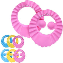 Load image into Gallery viewer, Shampoo Cap Sheild Durable Baby Bath Visor Hat Adjustable Baby Shower Protect Eye Water-proof For Kids