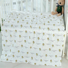 Load image into Gallery viewer, Muslin 100% Cotton Baby Swaddles Soft Newborn Blankets Bath Gauze Infant Wrap Sleep sack Stroller .