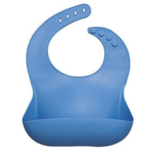 Load image into Gallery viewer, Silicon Breastplate Baby Bib Waterproof Solid Infant Bandana Bibs Newborn Feeding Burp Cloth Bib For Kids