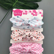 Load image into Gallery viewer, Baby Headband Flower Print Hair Wear for Newborn Baby Girl Headband for Little Girl Headbands Children Bow