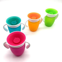 Load image into Gallery viewer, Baby 240ml Leak Proof Rotatable Magic Cup Baby Learning Drinking Cup Child Water Cup Bottle