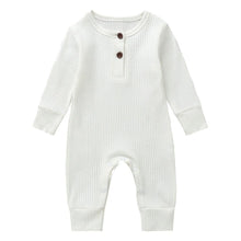 Load image into Gallery viewer, Infant Baby Boy And Girl clothes One-Piece Knitted Solid Long Sleeve Romper Jumpsuit In Classic Deisgn