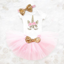 Load image into Gallery viewer, Princess Girls Tutu Dress Toddler Kids Clothes Baby Baptism 1st First Birthday Outfits Dress For Birthday Party