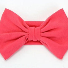 Load image into Gallery viewer, Headband Knitted Cotton Children Girls Elastic Bow Hair Bands Turban for girl Headbands