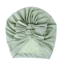 Load image into Gallery viewer, Modern Handamde Toddler Baby Boys& Girls Turban Head Wrap Beanie Cotton Hat Solid Cap Headband For Kids