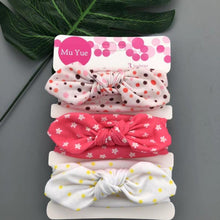 Load image into Gallery viewer, Baby Headband Flower Print Hair Wear for Newborn Baby Girl Headband for Little Girl Headbands Children Bow