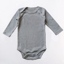 Load image into Gallery viewer, Classic Modern Solid Color Boy Girls Romper Newborn Long Sleeve Cotton Jumpsuit Tops For Girls and Boys Baby