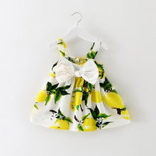 Load image into Gallery viewer, Children's Wear Dress Girls Dresses For Party and Wedding with 100% Cotton Striped Lapel Fly Sleeves