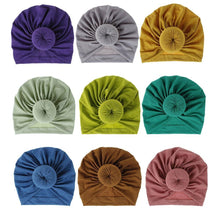 Load image into Gallery viewer, Trend New Mother & Baby Hat Soft Cotton Turban Hat Baby Elastic Toddler Infant Cap For Girls and Women