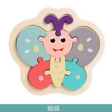 Load image into Gallery viewer, Wooden Children Colorful Animal Stevvex Puzzle for Toddler Creative Puzzle Early Educational Toys for Boys and Girls 2-4
